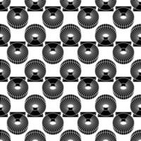 Magnetic coil pattern seamless vector