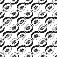 Half peach pattern seamless vector