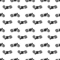 Old motorbike pattern seamless vector