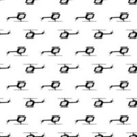 Rc helicopter pattern seamless vector