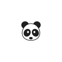 panda cute template vector