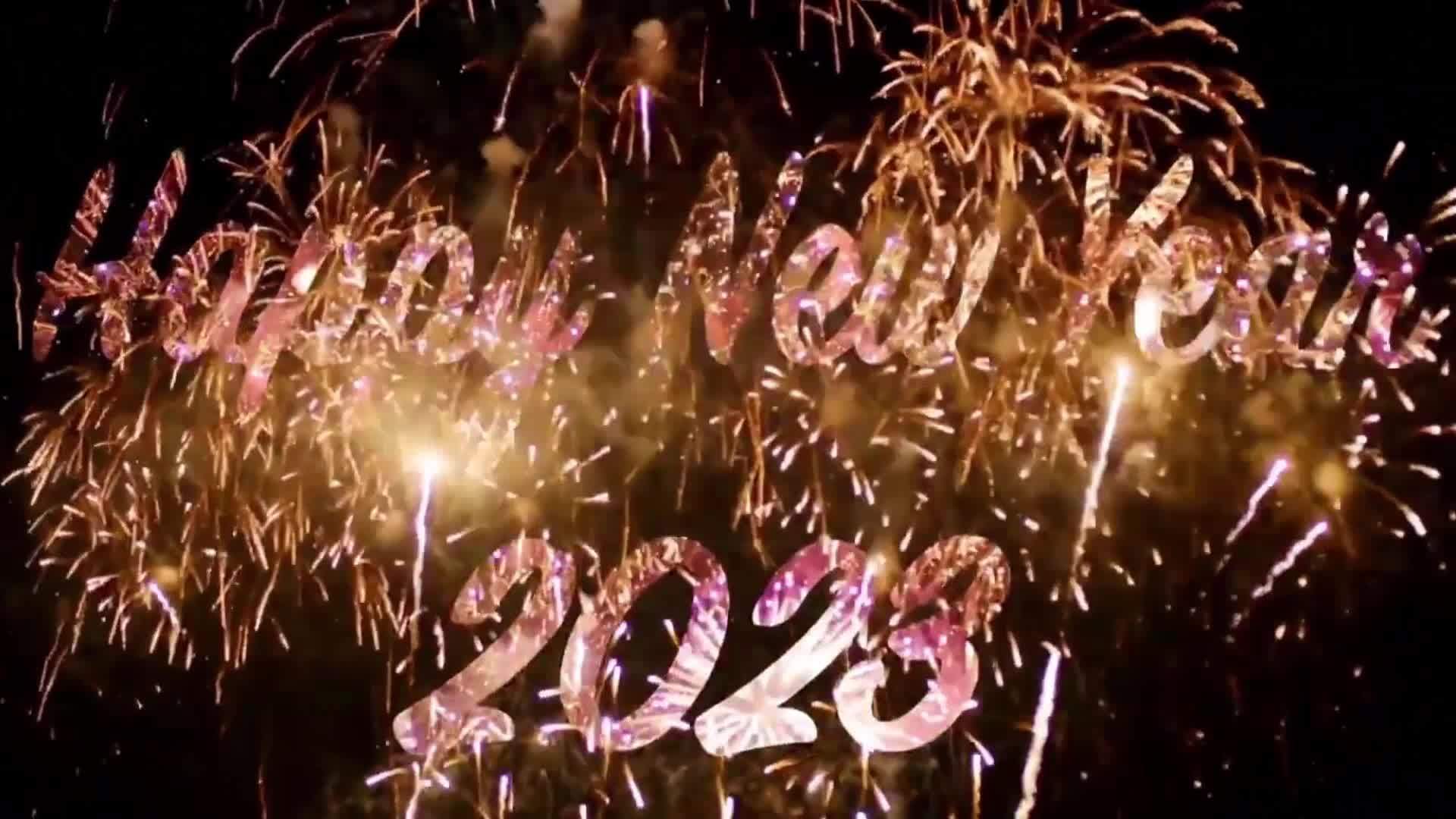 Animated Happy New Year Stock Video Footage for Free Download