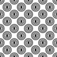 Round stadium top view pattern seamless vector