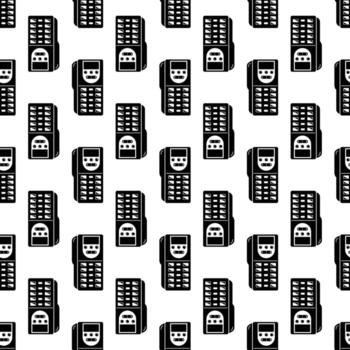 Remote controller pattern seamless vector