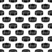 Round stadium pattern seamless vector