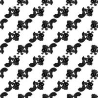 Exotic goldfish pattern seamless vector