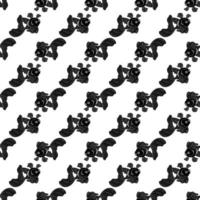 Exotic goldfish pattern seamless vector