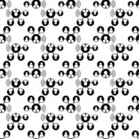 Online studying pattern seamless vector