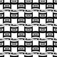Glue jar pattern seamless vector