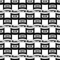 Glue jar pattern seamless vector