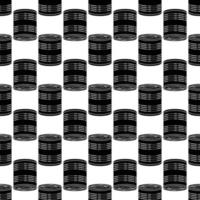 Vegetable tin can pattern seamless vector