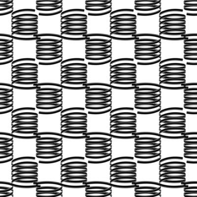 Cable spring pattern seamless vector
