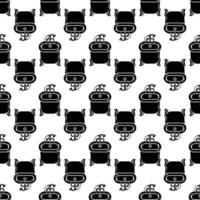 Front bathtub pattern seamless vector