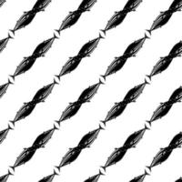 patrón de pescado de atún de mar vector sin costura