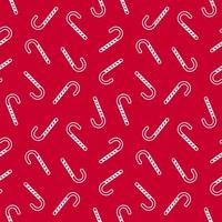 Candy Cane Seamless Pattern vector