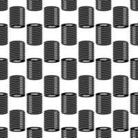 Spiral spring pattern seamless vector