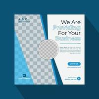 Set of editable square business social media post template design.  Usable for social media, story, and web internet ads. vector