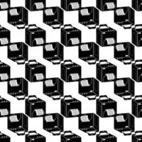 Square printer pattern seamless vector