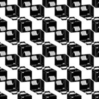 Square printer pattern seamless vector