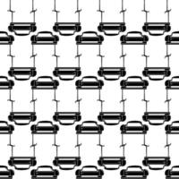 Wide oriented printer pattern seamless vector