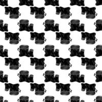 Double stump pattern seamless vector