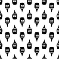 White glue bottle pattern seamless vector