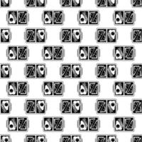 Egg lunch box pattern seamless vector