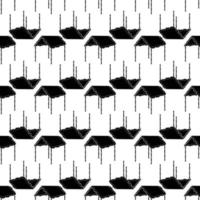 Bamboo tent pattern seamless vector