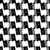 Puppy lunch box pattern seamless vector