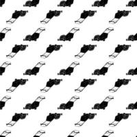 Garden lawn mower pattern seamless vector