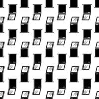 Bank payment machine pattern seamless vector