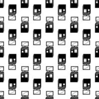 Office vending machine pattern seamless vector