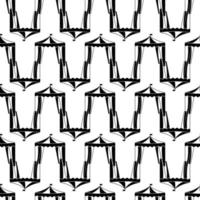 Circus tent pattern seamless vector