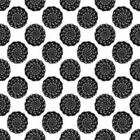Top view cactus pattern seamless vector