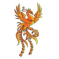 Phoenix Symbol Illustration vector