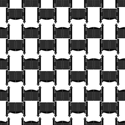 Saloon doors pattern seamless vector