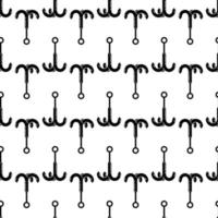 Hiking hook pattern seamless vector