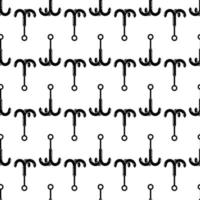 Hiking hook pattern seamless vector