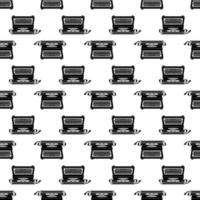 Typewriter pattern seamless vector