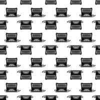 Typewriter pattern seamless vector