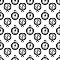 Compass pattern seamless vector