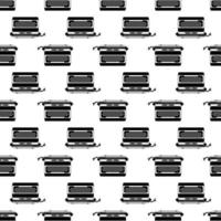 Office typewriter pattern seamless vector