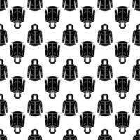 Hiking jacket pattern seamless vector