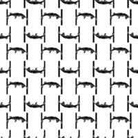 Man in hammock pattern seamless vector