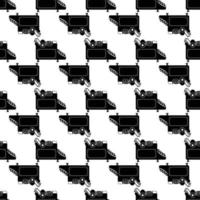 Editorial typewriter pattern seamless vector