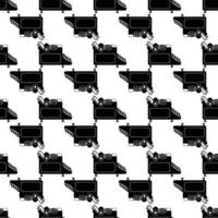 Editorial typewriter pattern seamless vector