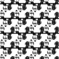 Modern food machine pattern seamless vector