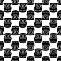 Italian coffee machine pattern seamless vector