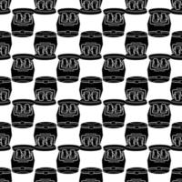 Italian coffee machine pattern seamless vector