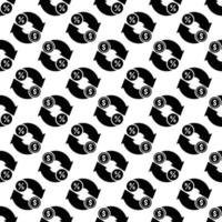 Money converter pattern seamless vector